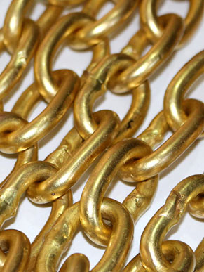 Brass Short Link Chain