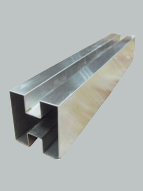 SS Square Double Slotted Pipe